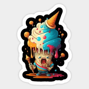 We All Scream Sticker